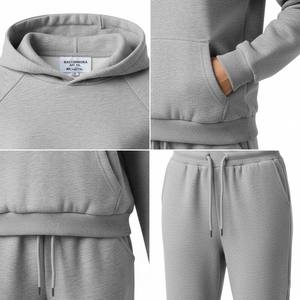 Conjunto Deportivo de Dos Piezas con Capucha por Encima de la Rodilla, Color Personalizado para Mujer, Estilo Maniquí Fantasma, Ropa Deportiva con Cuerpo Invisible en 3D - Product Image 4