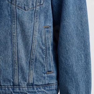 Veste en jean durable pour femme, en laine, décontractée, haut de gamme, tendance, boutonnée, élégante, streetwear, couleur personnalisée - Product Image 5