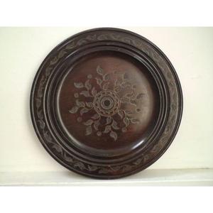 Ancient Premium Quality Metal Brass Serving Tray With Elegant Filigree <b>Edging</b> Premium Quality Use for Home Wedding Party - Product Image 1