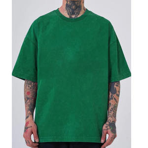 Camiseta de Hombre con Lavado Ácido, Tejido de Poliéster/Algodón, Estilo Urbano Hip Hop, Logotipo Personalizado, Corte Regular, Antiarrugas, Vintage - Product Image 6