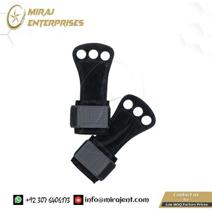 ถุงมือออกกําลังกายป้องกันฝ่ามือสําหรับดัมเบลแบบดึงขึ้นยิมนาสติก Cowhide ยกน้ําหนักมือจับการออกกําลังกายยกกําลัง - Product Image 3