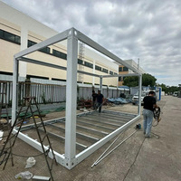 Casa Contenedor Móvil Prefabricada de Lujo, Portátil, con Panel Aislante de Algodón, de Ensamblaje Rápido, Casa Pequeña
