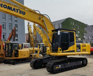 Excavadora de orugas Komatsu de segunda mano original y usada a precio barato, excavadora de orugas Komatsu de segunda mano a precio barato - Product Image 4