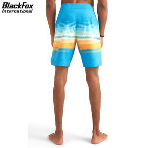 Short de plage imprimé pour homme avec ceinture élastique et cordon de serrage Short d'été léger pour surf, natation et tenue décontractée - Product Image 4