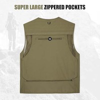 Respirant OEM Logo Personnalisé Gilet Slim Fit Polaire Veste Sans Manches Fermeture Éclair Chasse En Plein Air Polaire Gilet pour Hommes