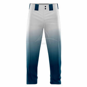 Pantalons de baseball pour hommes sur mesure OEM, respirants, séchage rapide, tissu personnalisé, taille adulte - Product Image 2