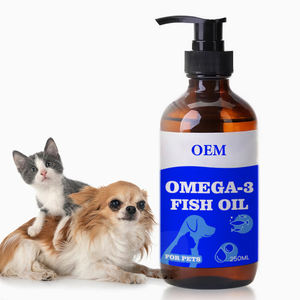 Minyak ikan Salmon peliharaan alami 100% kustom minyak Omega 3 alami murni sistem kekebalan anjing meningkatkan - Product Image 3