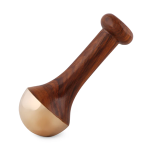 Pied en gros ayurvédique Kansa baguette masseur pour le corps dos avec désintoxication et soulagement du Stress avantages solide balle masseur pas cher - Product Image 5