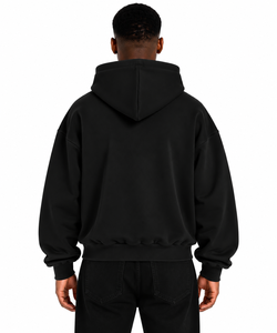 Sudadera con Capucha Icónica de Invierno para Hombre, Ropa de Estar por Casa, Atuendo Informal para Fin de Semana, Forro Polar, Polialgodón, Corte Holgado, Diseño con Bolsillos - Product Image 2