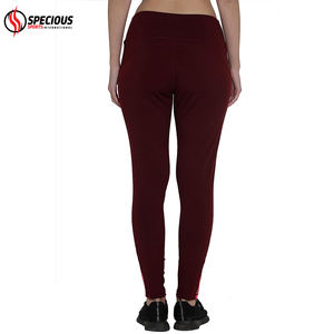 Leggings Deportivos de Cintura Alta para Mujer, Personalizados, para Yoga, Sólidos, Elásticos en Cuatro Direcciones, Transpirables, de Secado Rápido, de Spandex y Poliéster, para Fitness - Product Image 2