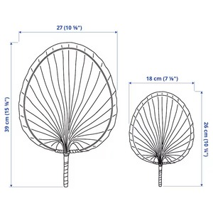 Abanico de mano de hoja de palma Natural colorido, recuerdo de papel barato, decoración pintada, modelo, linterna, patrones artesanales, estilo promocional - Product Image 5