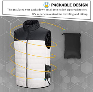 Vente en gros de vestes d'hiver sans manches pour homme, veste en polyester et coton à fermeture éclair, veste à fermeture éclair utilitaire et chaude pour homme, veste pour homme - Product Image 3