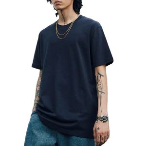 Camiseta de algodón 100% para hombre, camisetas con estampado de cuello redondo para hombre, camisetas Vintage, ropa informal básica, ropa barata, venta al por mayor - Product Image 1