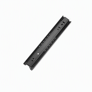 Glissière de tiroir à roulement à billes en acier, rail à 3 volets, quincaillerie de meuble pour tiroir de placard - Product Image 1
