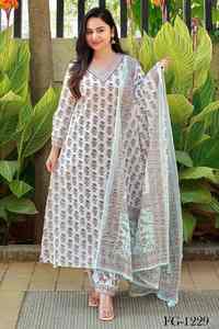 Colección Exclusiva Maruti Fashion MF222, Kurti Afgano de Algodón con Estampado Digital, Ropa Casual, Diseño de Cuello Único, Precio al por Mayor - Product Image 2