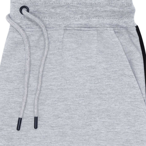 Pantalones de pijama de LICRA y algodón con logotipo personalizado y bolsillos laterales, pantalones cortos de punto con bolsillo cruzado y ajuste relajado con cordón térmico en la cintura - Product Image 4