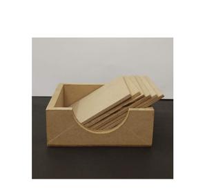 ที่รองแก้วไม้ MDF งานแฮนด์เมด คลาสสิก พร้อมที่วาง  รับทำโลโก้  สำหรับใช้ในบ้าน โรงแรม  รองแก้วน้ำชา  งานศิลปะ  แบบโบราณ  ราคา - Product Image 1