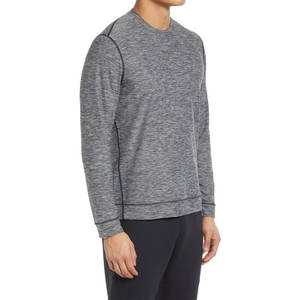 Camiseta de manga larga para hombre de diseño personalizado de alta calidad-Tela de lona de secado rápido transpirable sólida de ajuste Regular Precio razonable - Product Image 2