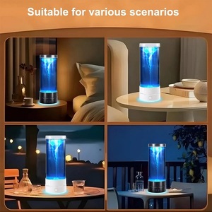 Lámpara de Escritorio LED con Forma de Tornado, Luz Nocturna Decorativa para el Hogar, con Efecto de Vórtice de Agua, Alimentada por USB, para Regalo de Navidad, Juguete Promocional - Product Image 6