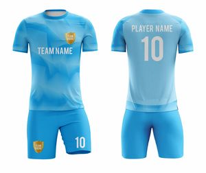 Vente en gros d'uniformes de football personnalisés en usine |   Tenues de football numériques OEM 2026 |   Maillots à manches courtes légers et respirants - Product Image 1