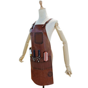 High Quality Durable Leather Salon Barber Apron Durable Unisex Multi-Pocket Apron - Product Image 6