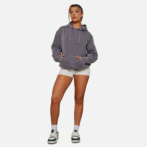 เสื้อฮู้ดดี้เปล่าสำหรับฤดูหนาวขายส่งจากสหรัฐอเมริกา |   เสื้อฮู้ดดี้ยูนิเซ็กซ์ ผ้าฝ้าย 100% บุขนด้านใน สไตล์ไฮสตรีท |   โลโก้ด้านหน้าแบบกำหนดเอง OEM จำนวนมาก - Product Image 1