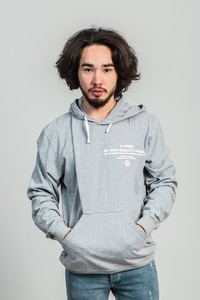 Áo <span class=keywords><strong>hoodie</strong></span> unisex có mũ, chất liệu cotton 100%, dày dặn, kiểu dáng thường ngày, có khuy và khóa kéo, dài vừa phải, mùa đông, size XS - Product Image 3