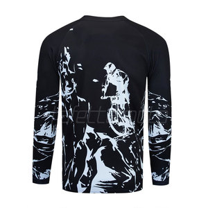 Chemise de motocross personnalisée avec logo imprimé, prix d'usine, chemise de motocross professionnelle sur mesure - Product Image 2