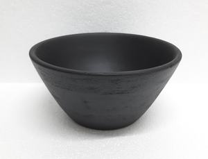 Ustensiles de cuisine en bois au design classique Bol de service Design tendance Bol de service alimentaire en couleur noire Bol de restaurant Vaisselle - Product Image 4