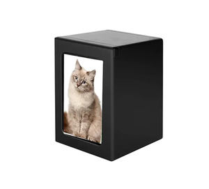 Super Quality Rosewood Funeral Urns <b>Box</b> in Low Prices Hot Selling Wooden Cremation Dog Urns With Photo Frame - Product Image 1