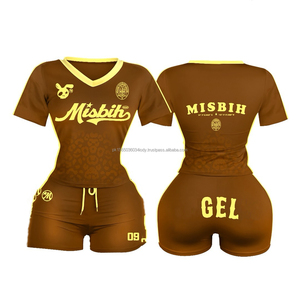 Conjunto Deportivo de Verano para Hombre 2026, Ropa Deportiva al Por Mayor, Diseños de Gimnasio, Camiseta Deportiva de Manga Corta sin Costuras de Poliéster Personalizada - Product Image 2