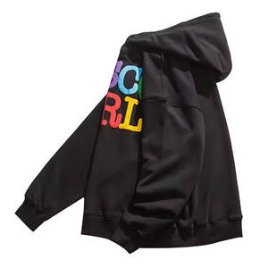 Men's New Fashion Autumn Winter <b>White</b> <b>Hoodie</b> Long Sleeve Casual Blouse Embroidered Technique Loose Fit Solid Color Street Style - Product Image 4