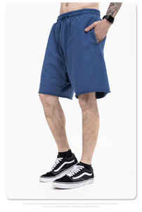 Short de basket-ball en coton décontracté personnalisé Taille élastique Séchage rapide Running Summer Street Cloth Doux Respirant Solide - Product Image 3