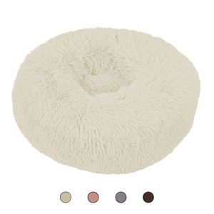 Duppid Letto Rotondo Shaggy da 40 cm con Motivo Uniforme - Product Image 1