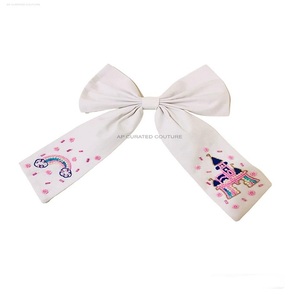 Arcs perlés accessoires pour femmes à la mode enfants fabriqués en Inde arcs perlés artisanat graine perlée arc alligator - Product Image 3