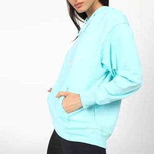 Sudadera con capucha de invierno de mujer vintage personalizada al por mayor con tiradores bordados de temporada y sudadera con logotipo impreso - Product Image 5