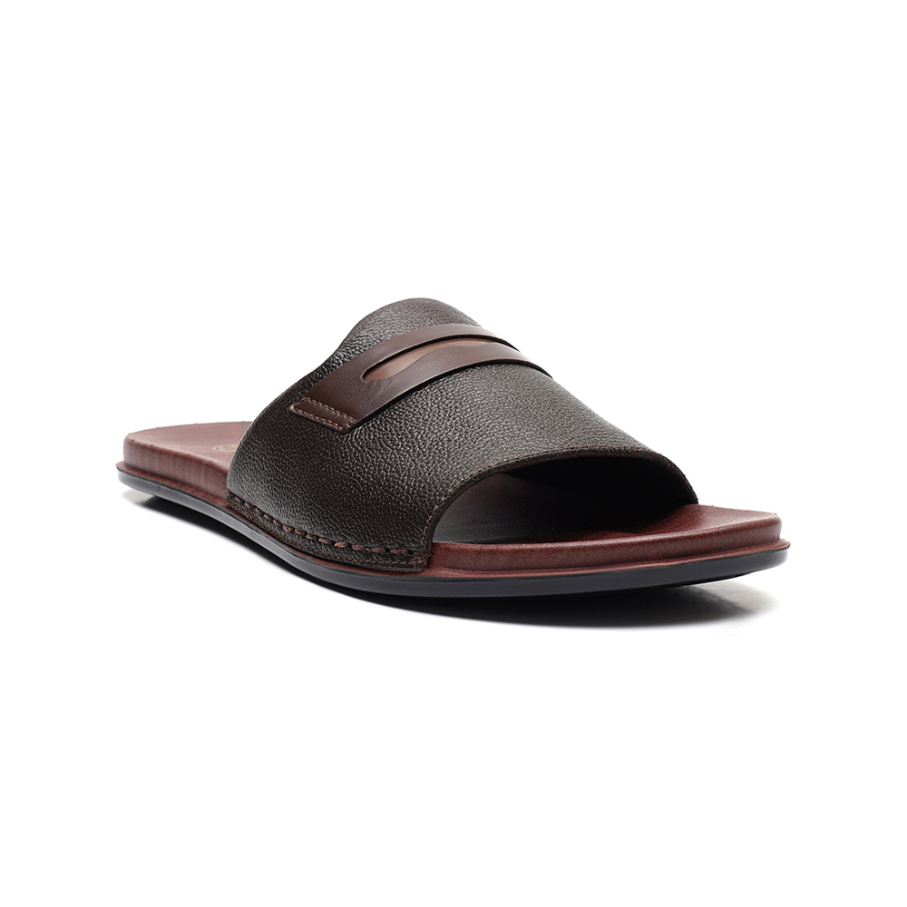 Comfort Meets Style with Premium Men's leather slipper supplier
