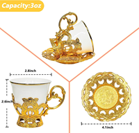 Ensemble de tasses à café et à thé en céramique écologiques de luxe, 12 pièces (couleur personnalisée, logo, emballage, utilisation pour les fêtes)