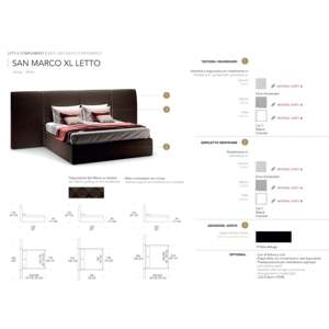 San Marco XL Letto <b>Bed</b> Italian-Style Luxury <b>Queen</b> and King <b>Size</b> Soft <b>Bed</b> Tufted Upholstered Bedroom Furniture - Product Image 5