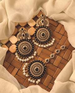 Venta al por mayor Top Venta de calidad de las mujeres de acero inoxidable Artificial Joyería Pendientes Conjuntos Precio barato para bodas - Product Image 6