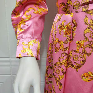 Dubai Abaya türkiye saten Jalabiya Maxi müslüman kadın elbise uzun kollu Pakistani afrika elbiseler İslam giyim fas Kaftan - Product Image 5