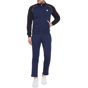 Conjunto de chándal con capucha y cremallera de bloque de color personalizado para hombre ropa de calle de invierno chándal transpirable cierre de cordón 2 en 1 impreso - Product Image 1