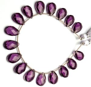 หินอัญมณีธรรมชาติสีม่วงอเมทิสต์เครื่องประดับลูกปัดหินแบบเหลี่ยมเพชรพลอยเจียระไนเจียระไนแบบเหลี่ยมเพชรพลอย - Product Image 2