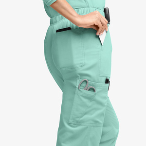 Vêtements de travail, uniformes d'infirmière, hauts d'hôpital, unisexe, tissu Oxford en spandex, détection des aiguilles, fusion sans couture, ONIKS IMPEX - Product Image 3