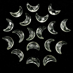 Naturel vert améthyste demi-lune fantaisie forme Quartz Prasiolite pierres précieuses pierre en vrac à facettes en gros fabricant offres en vrac - Product Image 2