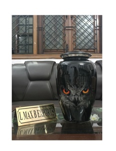 El mejor diseñador de urna de cremación de Metal en color esmalte verde acabado hecho a mano urna para adultos gran oferta nueva llegada mejor urna funeraria - Product Image 6