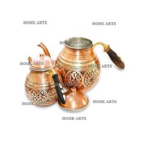 Ensemble de 2 Bouilloire à café et thé en aluminium Bouilloire à café de forme ronde de taille personnalisée pour fournisseur de gros - Product Image 4