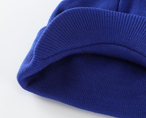 Gorro de invierno Bright Royal para hombre con ala, gorro cálido de doble punto, gorro transpirable, personalizado, a la moda para exteriores, OEM - Product Image 3