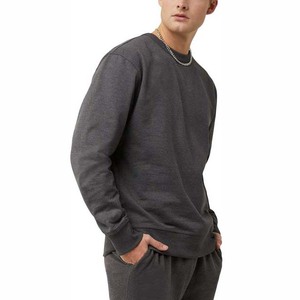 Sudadera de Cuello Redondo para Hombre, Color Sólido, 100% Algodón, Bordada, Estilo Urbano, Fabricación Profesional, Altamente Recomendada - Product Image 4