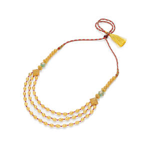 สร้อยคอทองคำสามชั้นฮาร์โมนี่สำหรับผู้หญิง - Product Image 3